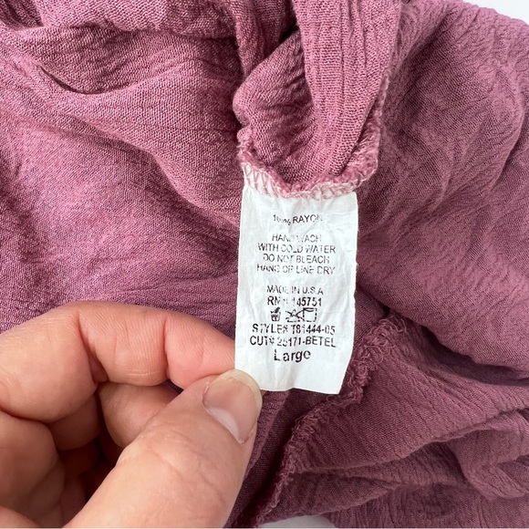 Dress Up Boutique Smoked Mauve Top - Picture 4 of 4